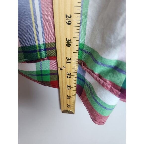 Ralph Lauren Mens Button Down Shirt sz XLT plaid preppy Academia flesh pony - Picture 9 of 9